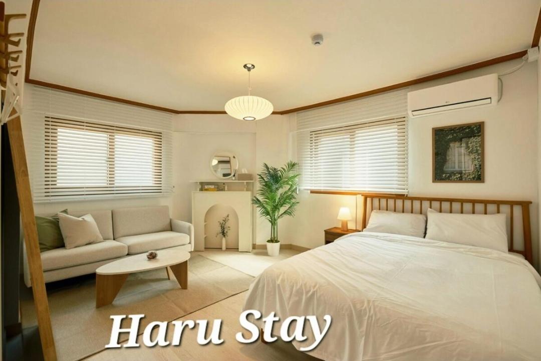 하루스테이 서울대벤처타운역 6명 퀸베드3개 서울역홍대강남30분 올리모델링 감성숙소